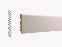 LAMİSET Gülhane 8cm Yükseklik 10mm Kalınlık PVC Süpürgelik - Thumbnail