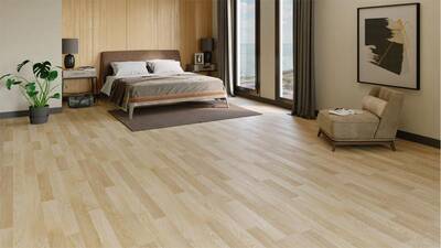 TERRA CLİCK Beyaz Meşe Derzsiz 8mm Laminat Parke