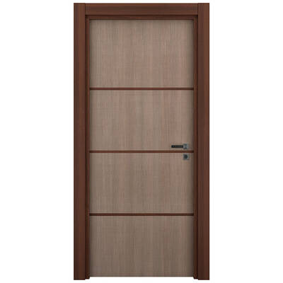 VARIODOR Alize PVC Ekose Kızıl Ceviz Vda F Camsız Kapı